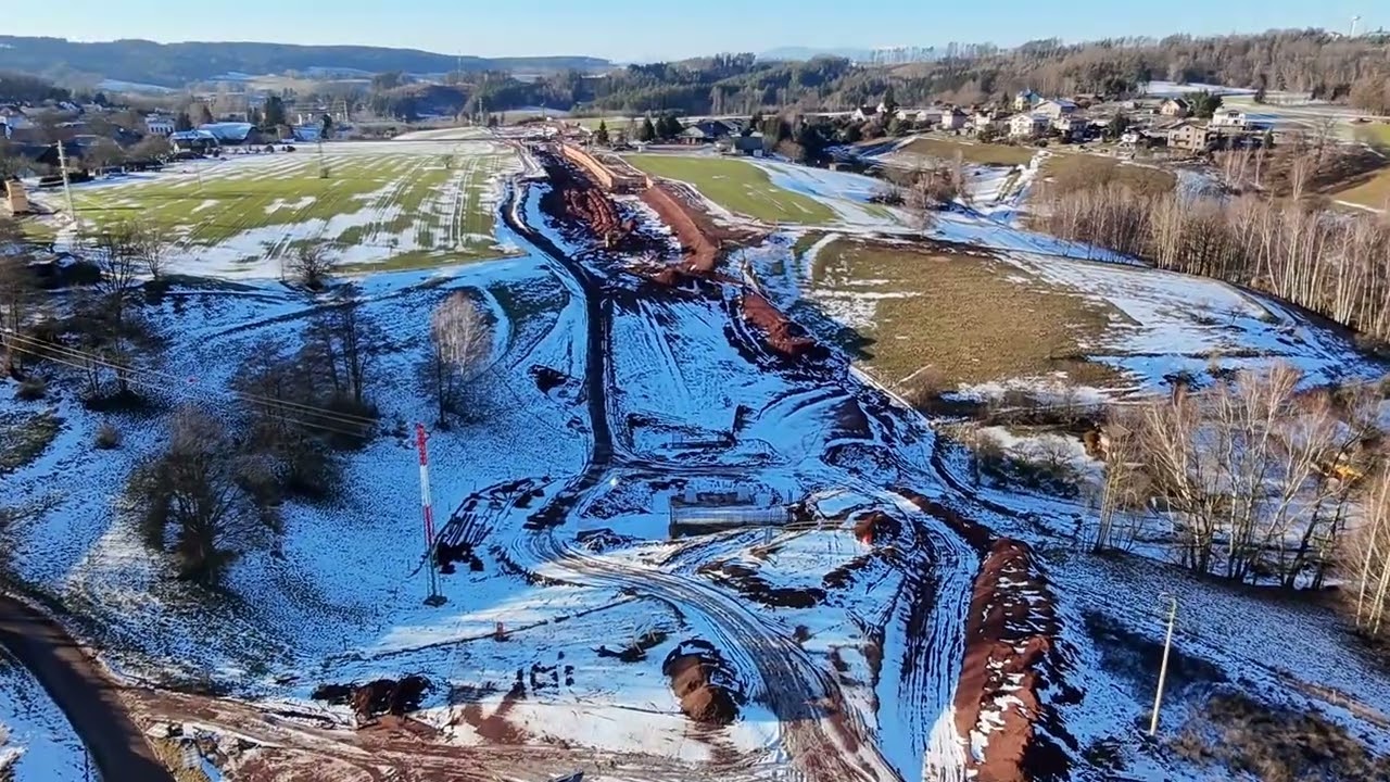 Obchvat Náchoda úsek Babí 18.1.2026