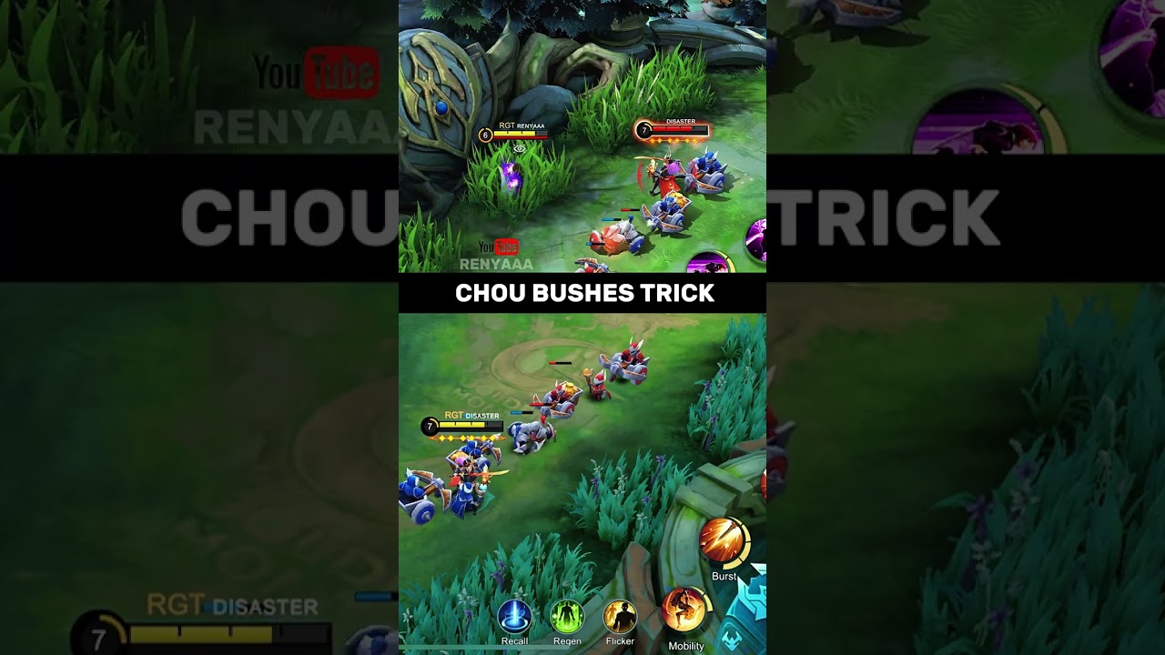 ✅ Chou Bushes Trick Tutorial by Renyaaa