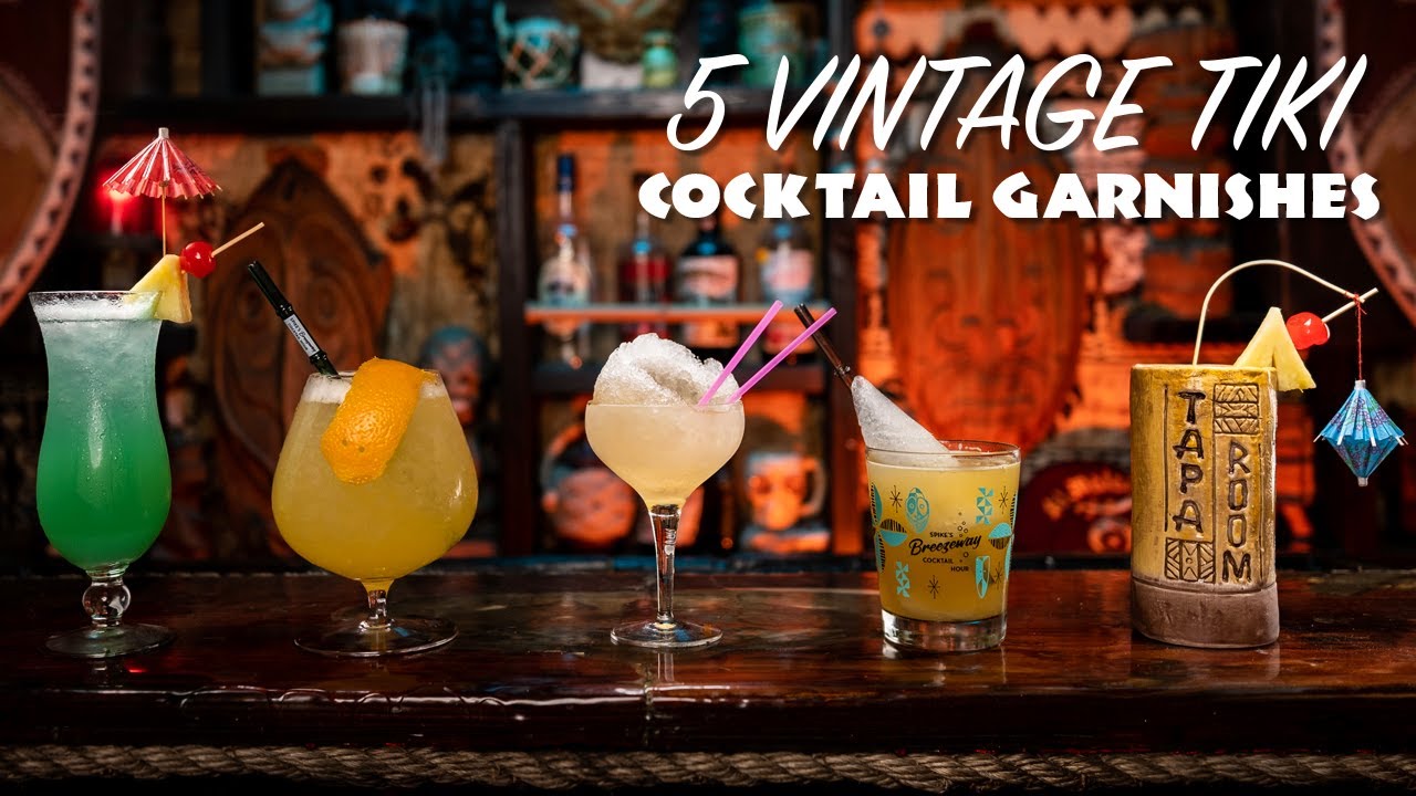 5 СТРАННЫХ винтажных украшений для коктейлей тики