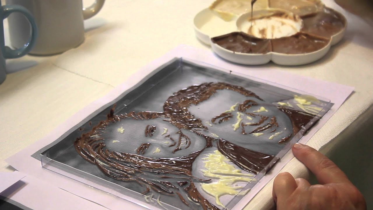 Retrato em Chocolate