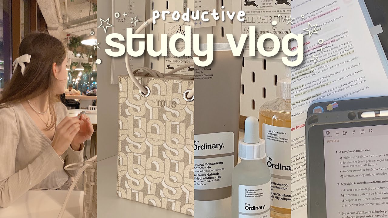productive study vlog 📓 6am mornings, stu(dying), lot of note-taking