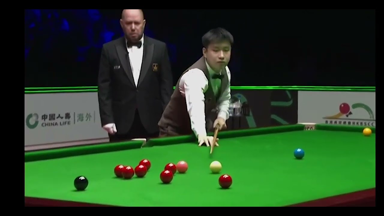 How many difficult shots and long pots does Zhao XinTong play in 2026 snooker grand prix? #snooker