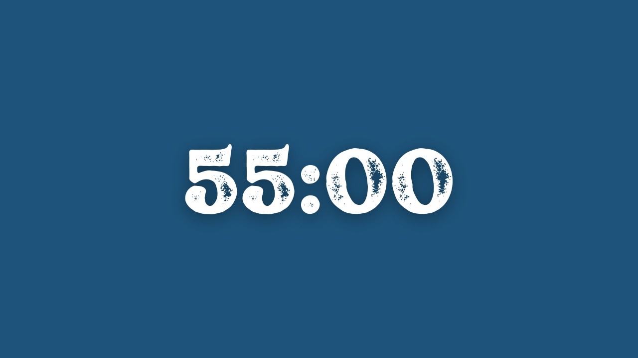 55 Minutes Countdown Timer ⏰️
