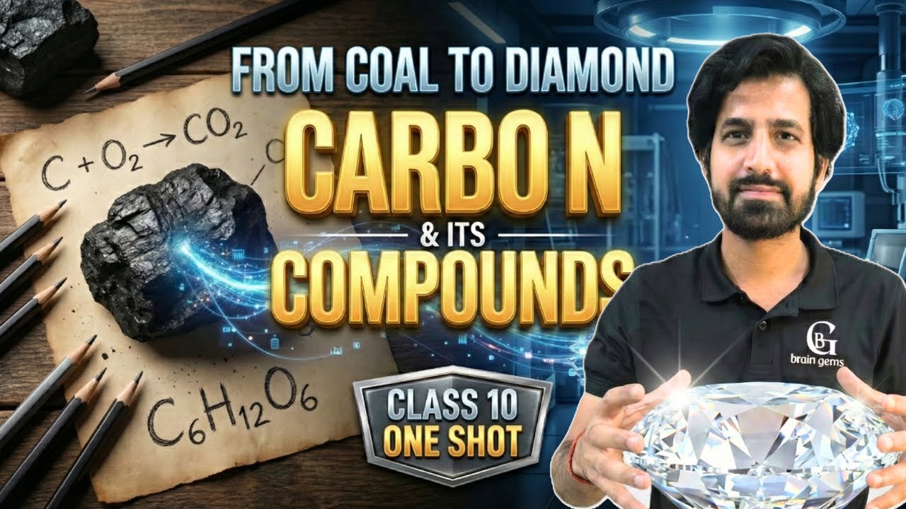 Carbon and its Compounds Class 10 One Shot | Full Chapter Explanation #education #class10science