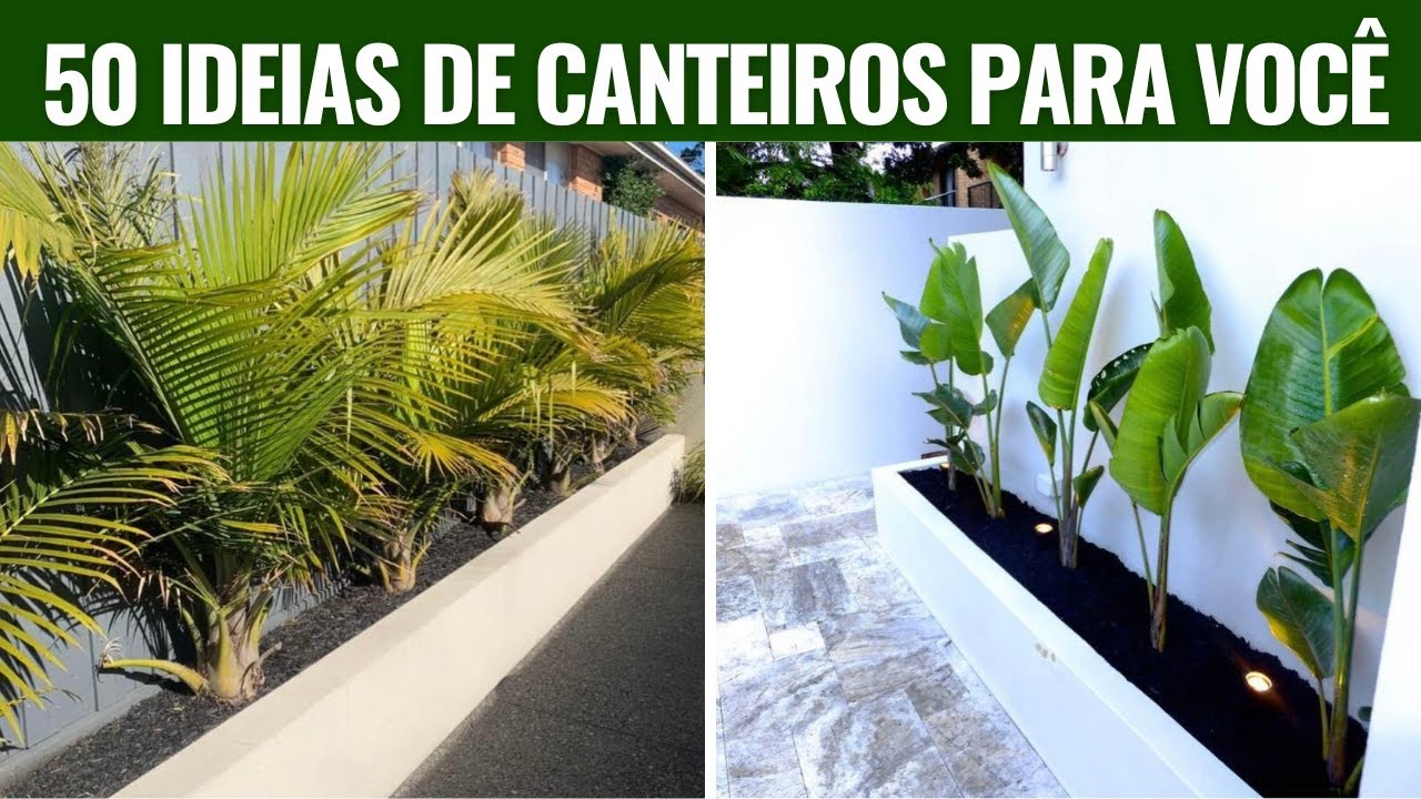 50 CANTEIROS PARA ÁREAS EXTERNAS E INTERNAS DA SUA CASA COM EXCLUSIVIDADE