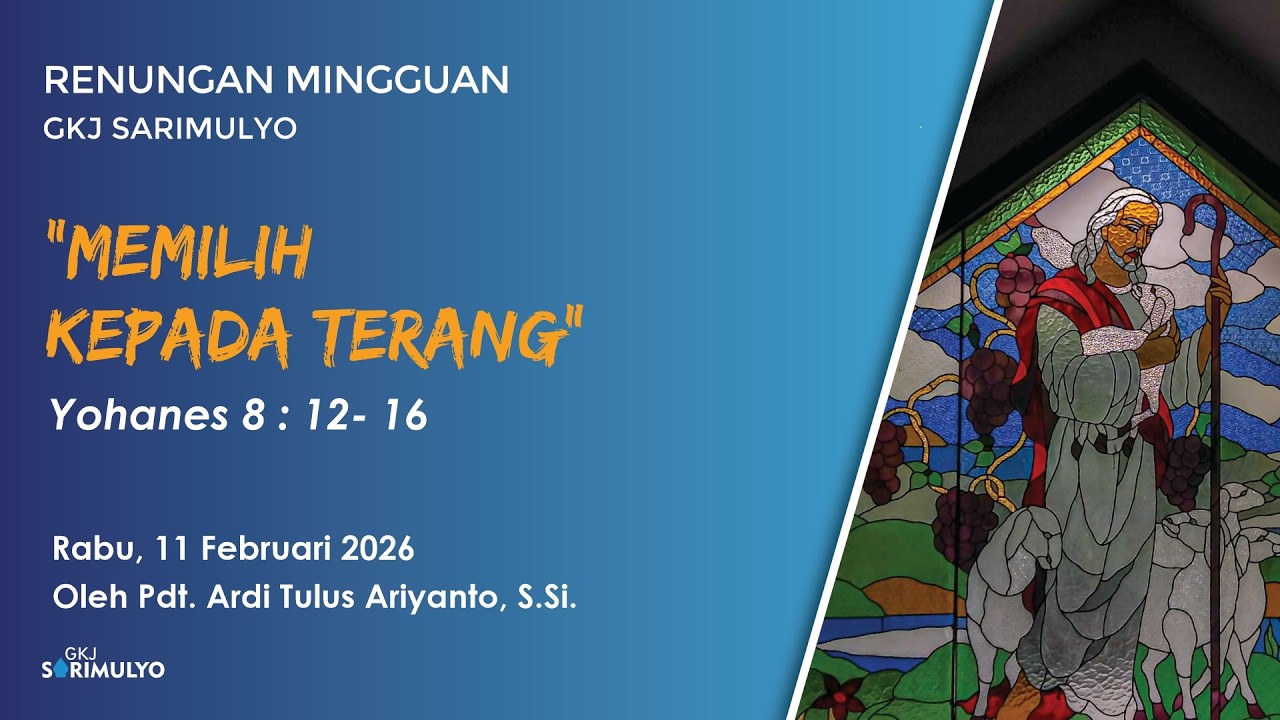 Renungan Mingguan, 11 Februari 2026