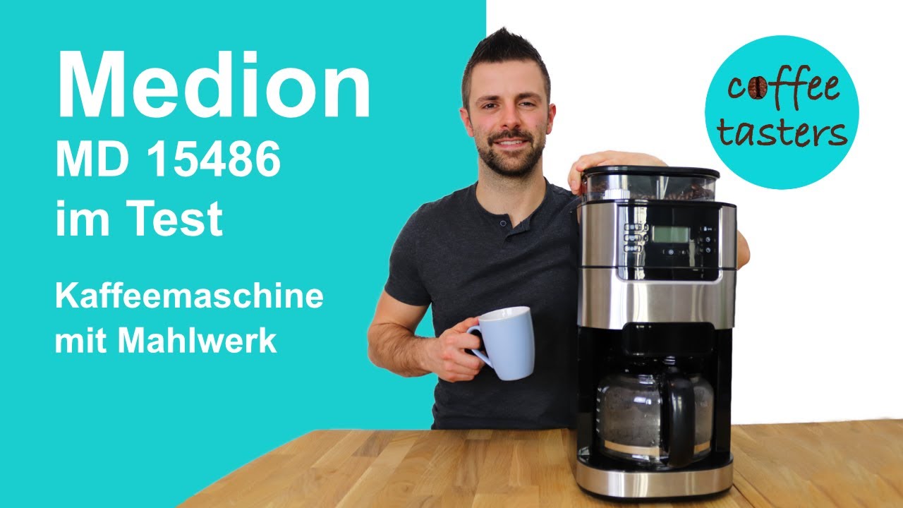 Medion Kaffeemaschine mit Mahlwerk [MD 15486] ⭐ Testbericht