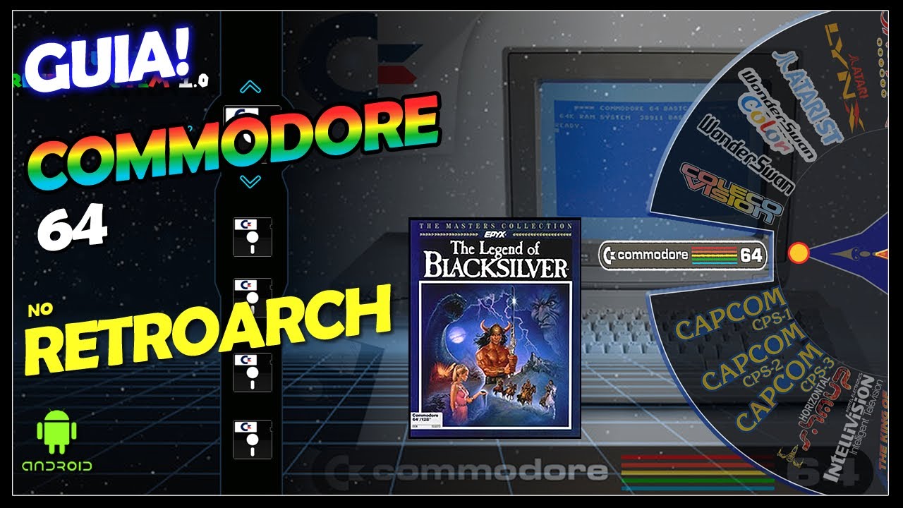 Aprenda a jogar o Commodore 64 no Retroarch android