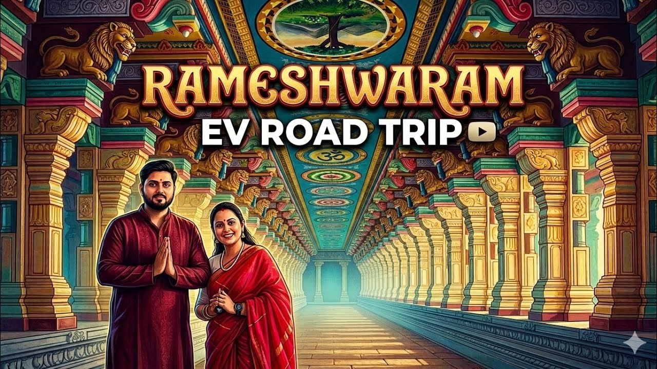 Bengaluru to Rameshwaram Via Kodaikanal| EV⚡ ROAD TRIP - PART 3 #evroadtrip #rameshwaram #kodaikanal