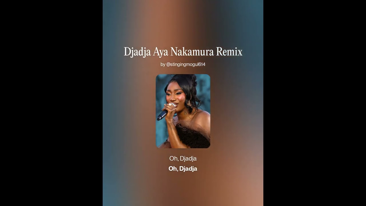 Djadja Aya Nakamura Remix 