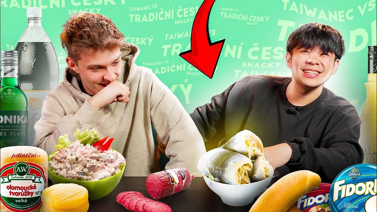 TAIWANEC ZKOUŠÍ ČESKÉ SNACKY 😋