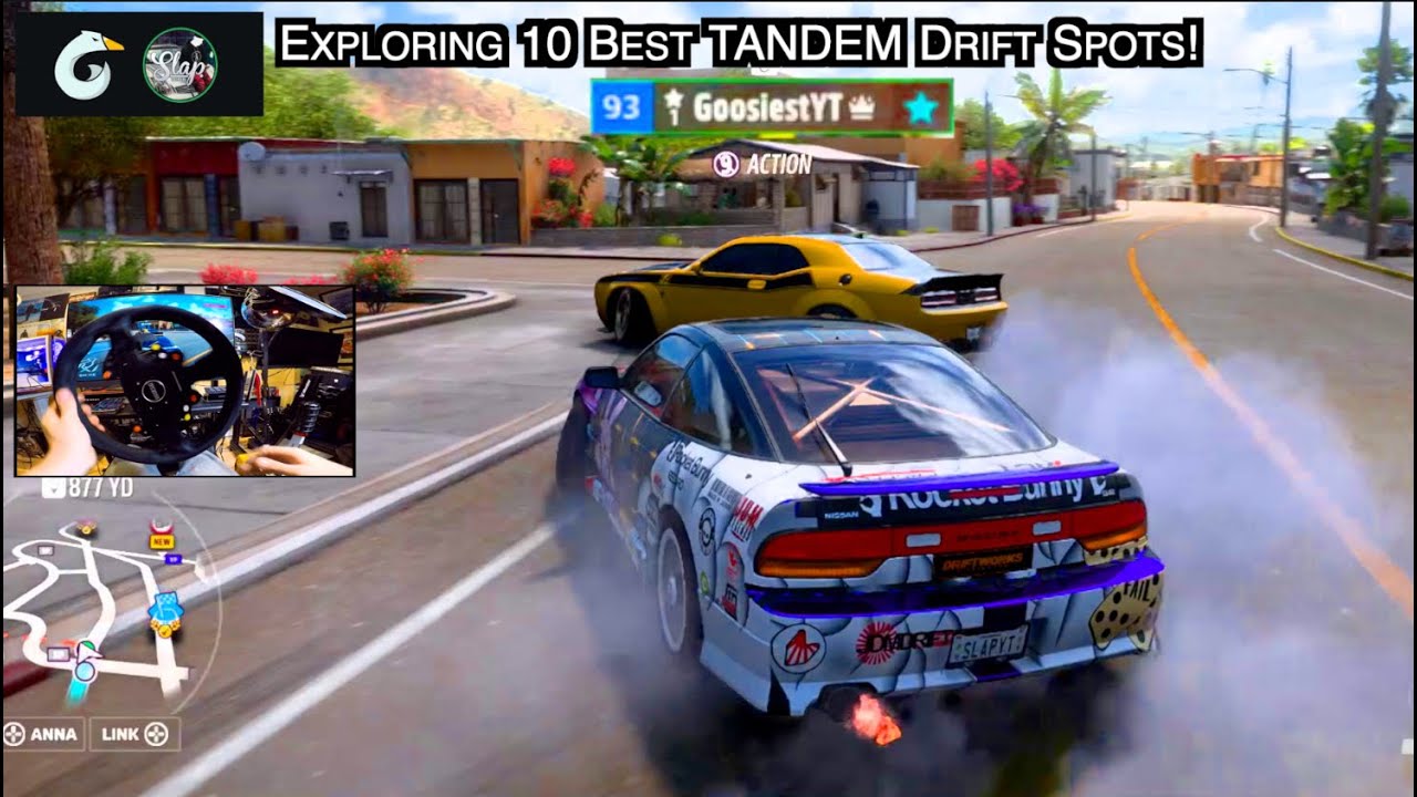 Exploring 10 BEST Tandem Drift SPOTS In Forza Horizon 5 w/GOOSIEST!!