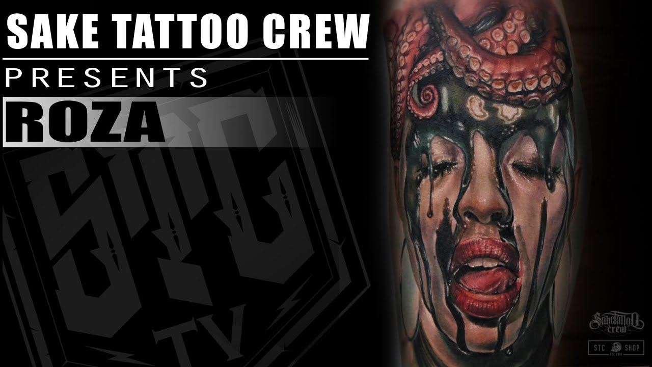 SakeTattooCrew presents: “Tattoo Timelapse With Roza