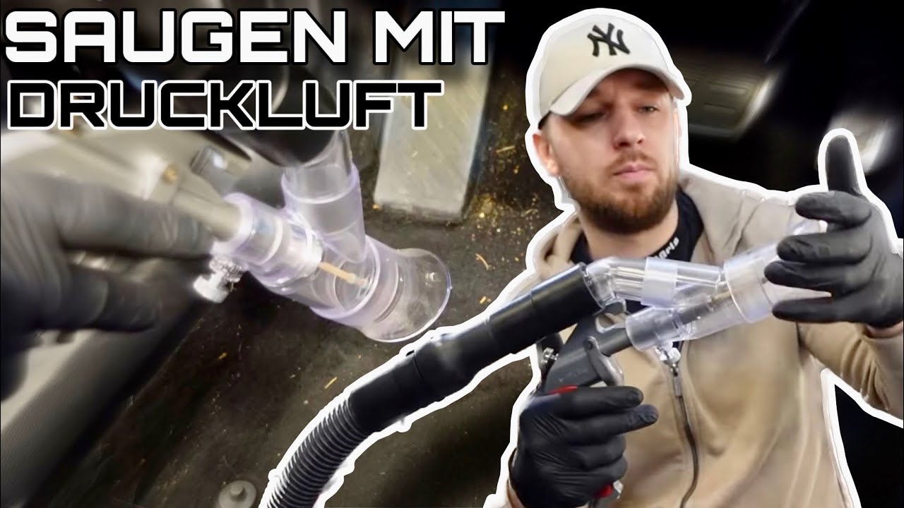 STAUBSAUGEN mit DRUCKLUFT ?! CW VACUUM ATTACHMENTS  Staubsaugerzubehör für Fahrzeug-Aufbereitung