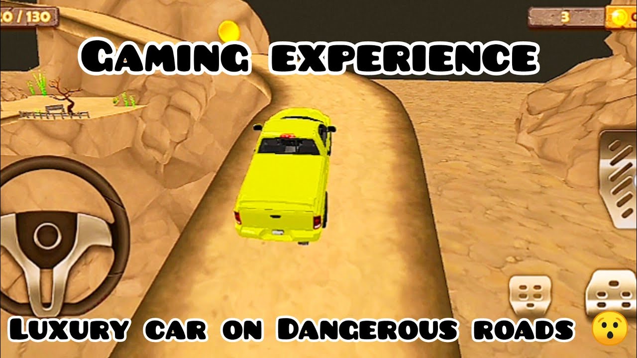 Luxury car on Dangerous roads 😯(Gaming experience) flyers of Pakistan 🚗🇵🇰