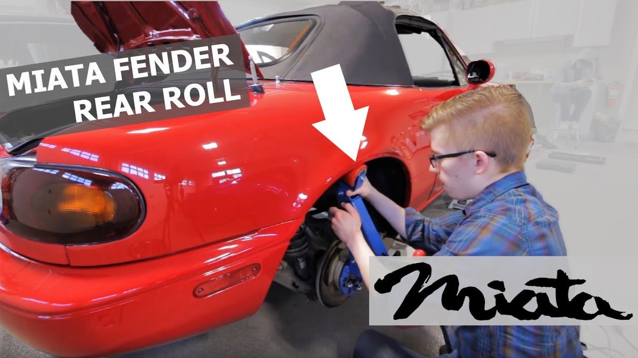 Miata Fender Rolling REAR Wheel Fitment DIY