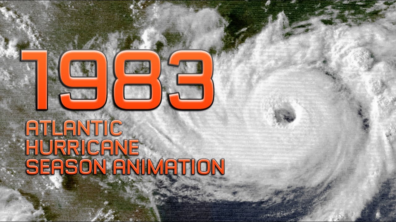 1983 Atlantic Hurricane Season Animation
