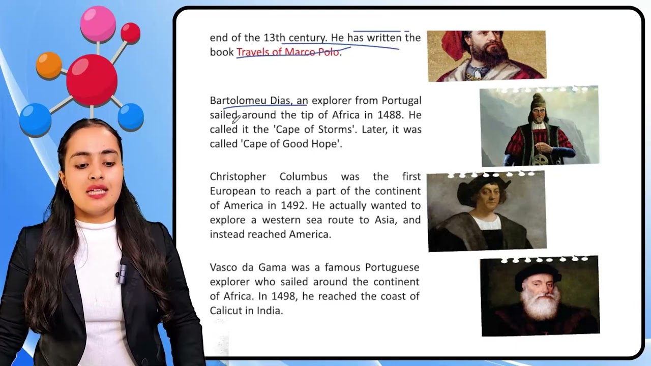 Aayansh GK Class 3 Chapter 32 Famous Explorers
