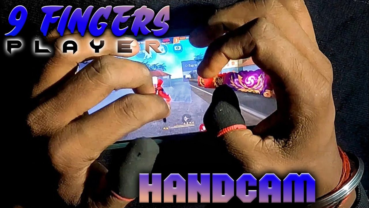 WORLD RECORD 💯 | 9 FINGERS PLAYER 🤯 | FREE FIRE MAX 🔥 | HANDCAM 😈 #trending