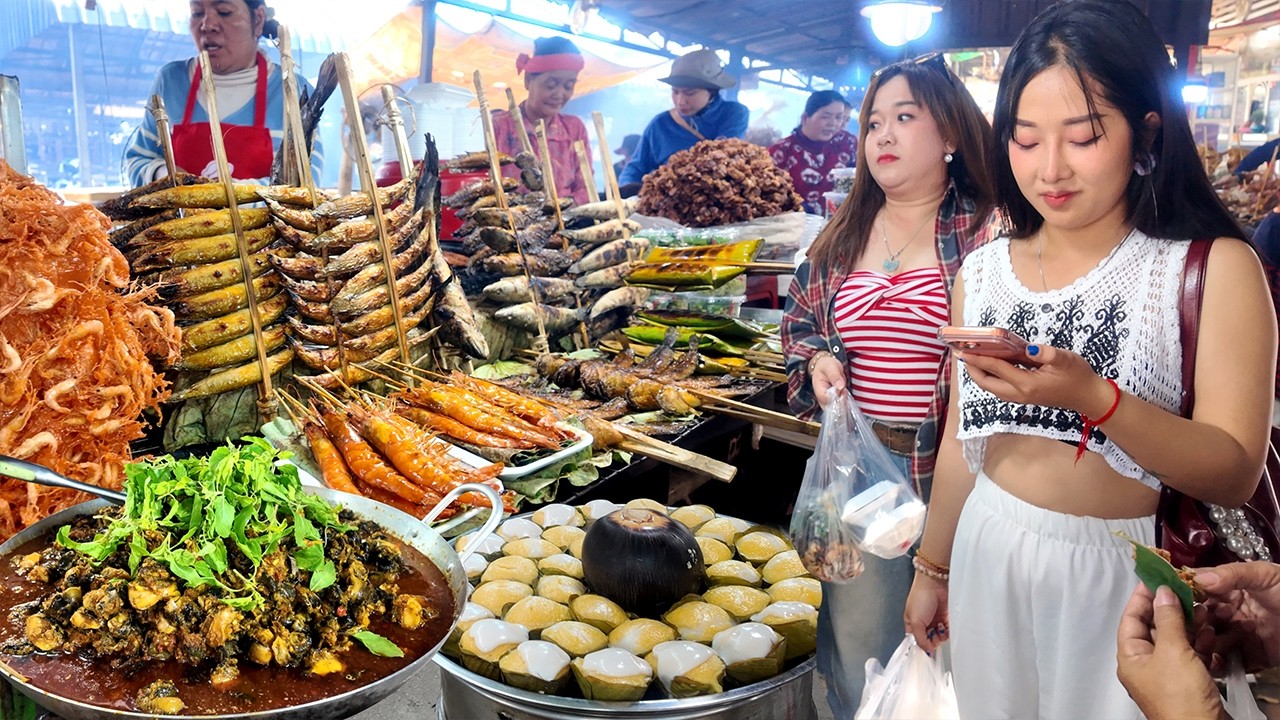 Best Cambodian Street Food -​ After Chinese New Year​ 2026, Walking Tour in Countryside Market