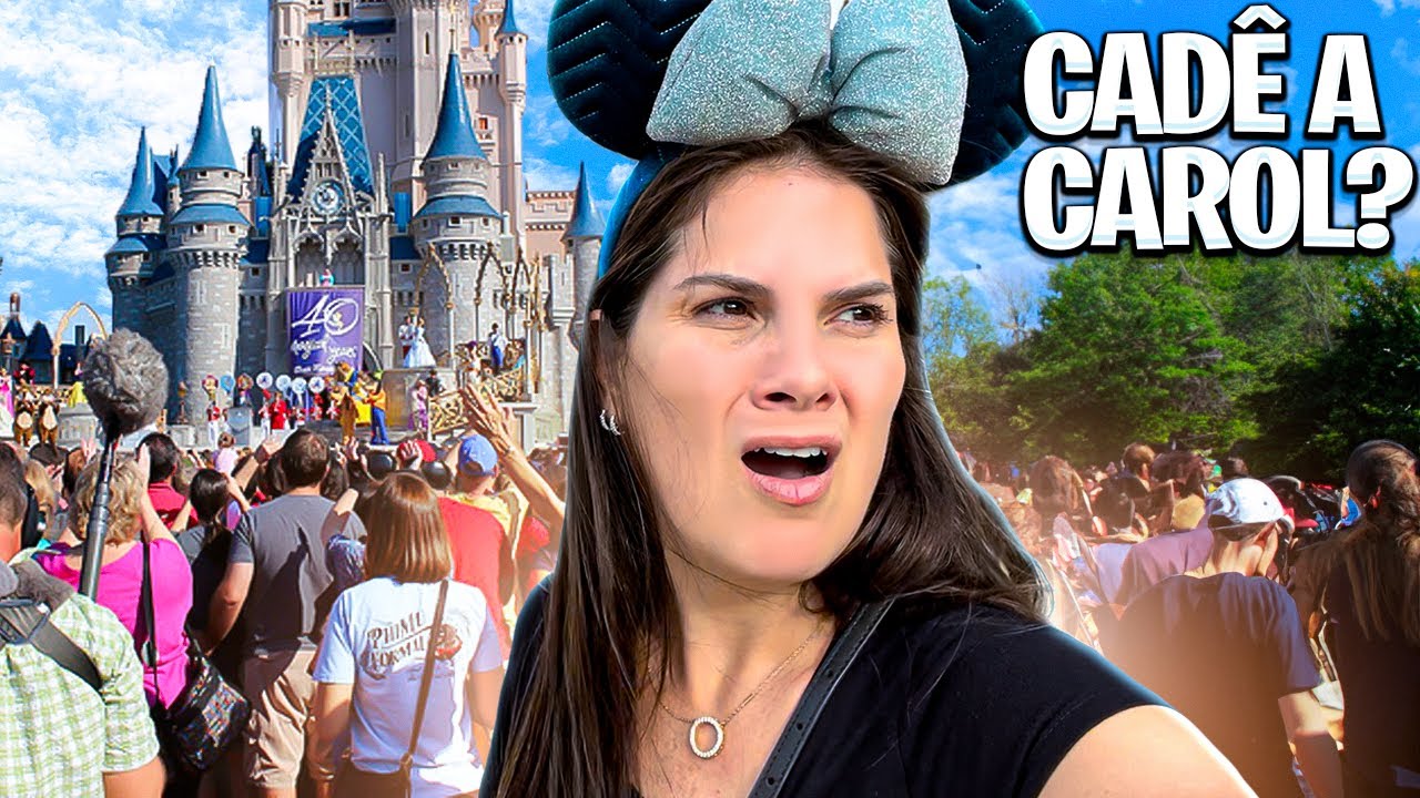 PERDI MINHA MÃE NA DISNEY E ELA GRAVOU TUDO!