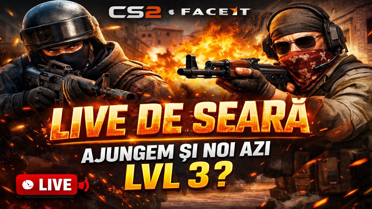 🔴CS2 FACEIT !! LIVE DE SEARA !! FAC SI EU AZI LVL 3 ??
