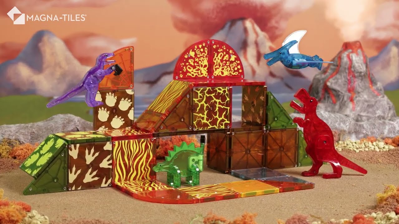 MAGNA-TILES&reg; Dino World 40-Piece Set