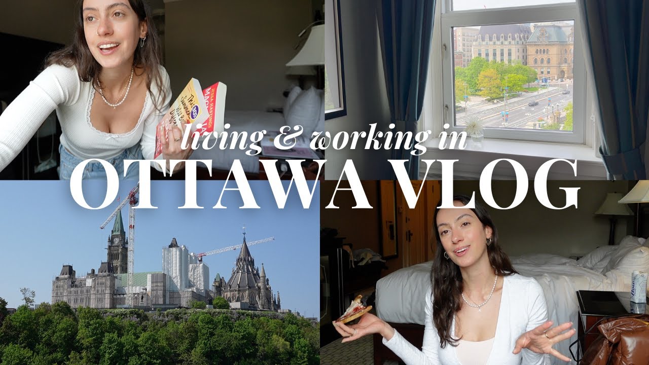 a few days living and working in Ottawa, Canada 🇨🇦 | HOMETOWN STAYCATION VLOG (staying in a castle!)