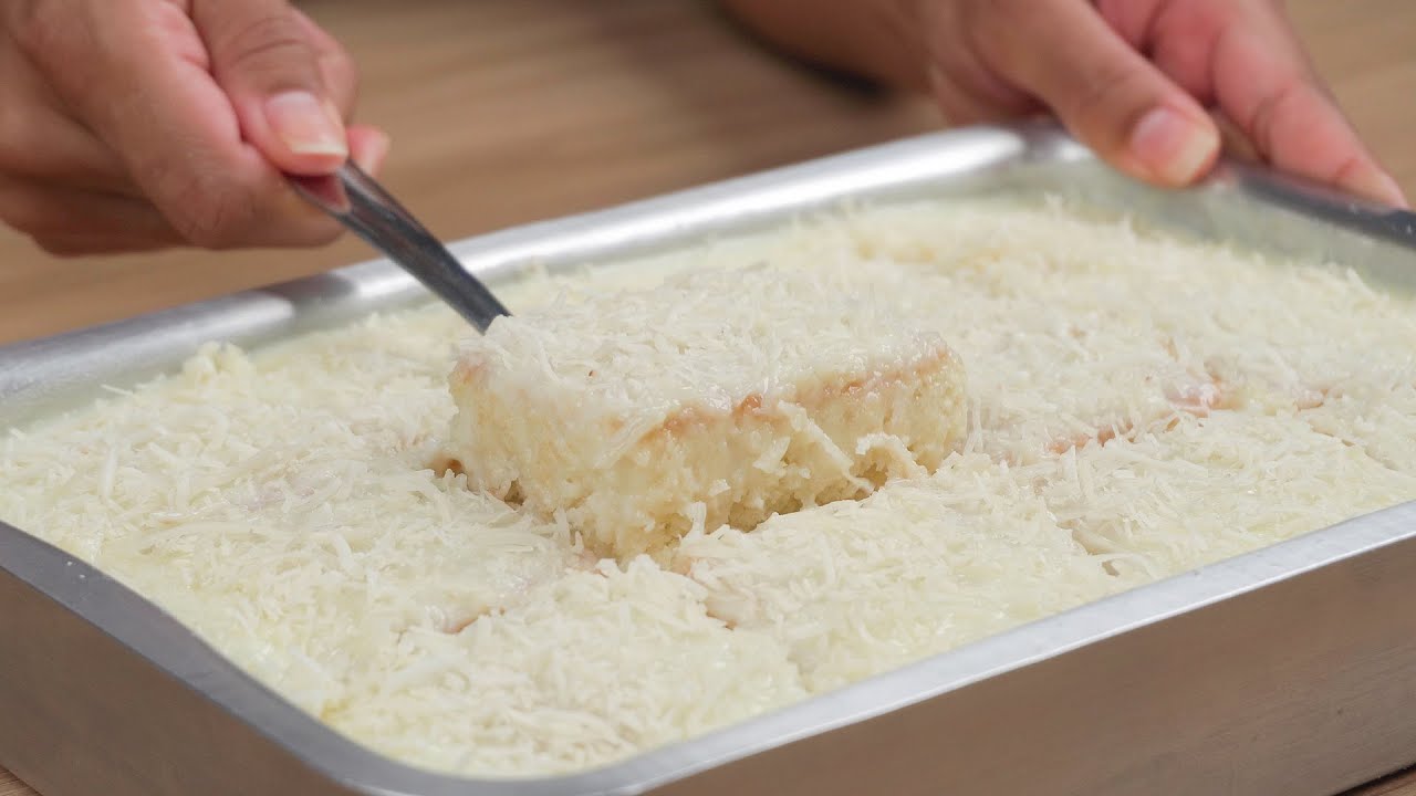 VOCÊ VAI SE SURPREENDER COM ESSA RECEITA DE BOLO GELADO DE COCO! O MAIS MOLHADINHO QUE VOCÊ JÁ VIU!