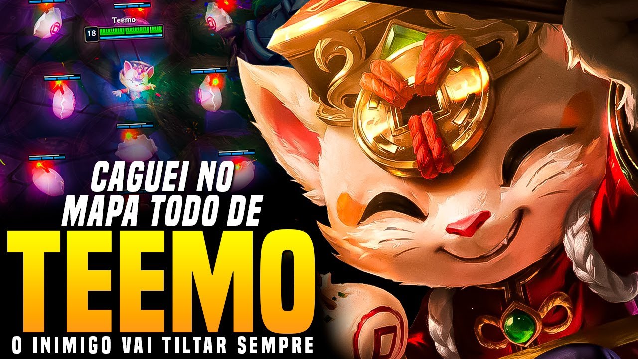 DESCOBRI A BUILD QUE CAGA E M4TA GERAL DE TEEMO, SENSACIONAL!