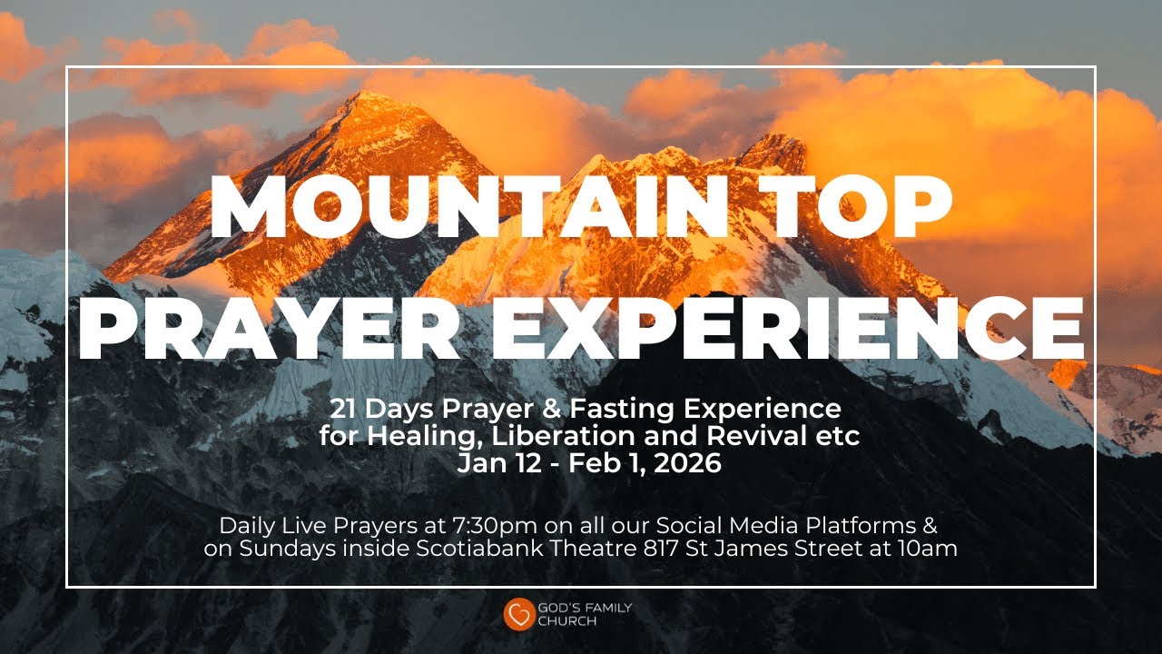 Day 20 of 21 Days Mountain Top Prayer and fasting - Prayer for Divine Comfort Ps 71:21