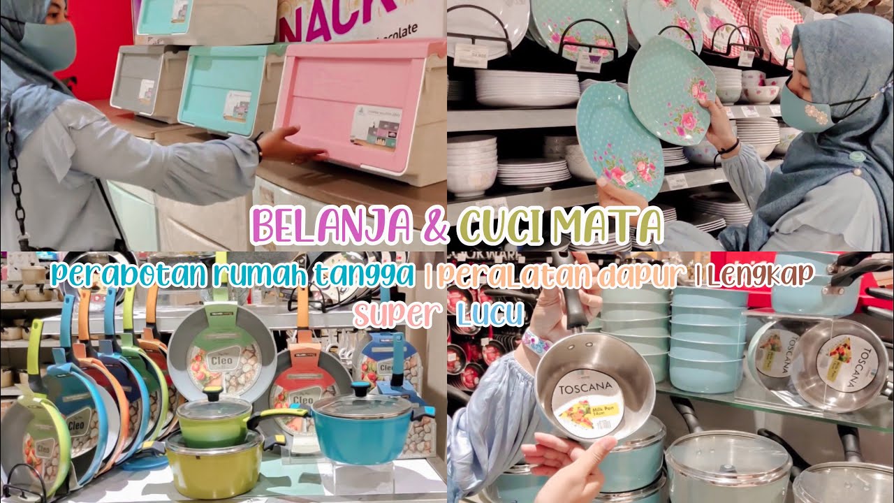 BELANJA & CUCI MATA PERABOTAN RUMAH TANGGA | PERALATAN DAPUR SUPER GEMOY & LUCU DI TRANSMART