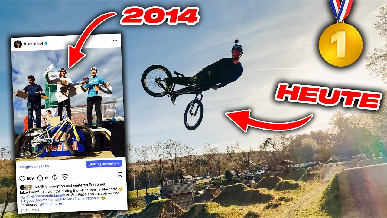 R&uuml;ckkehr an die MTB Strecke, wo ich meinen ersten Wettbewerb gewonnen habe!