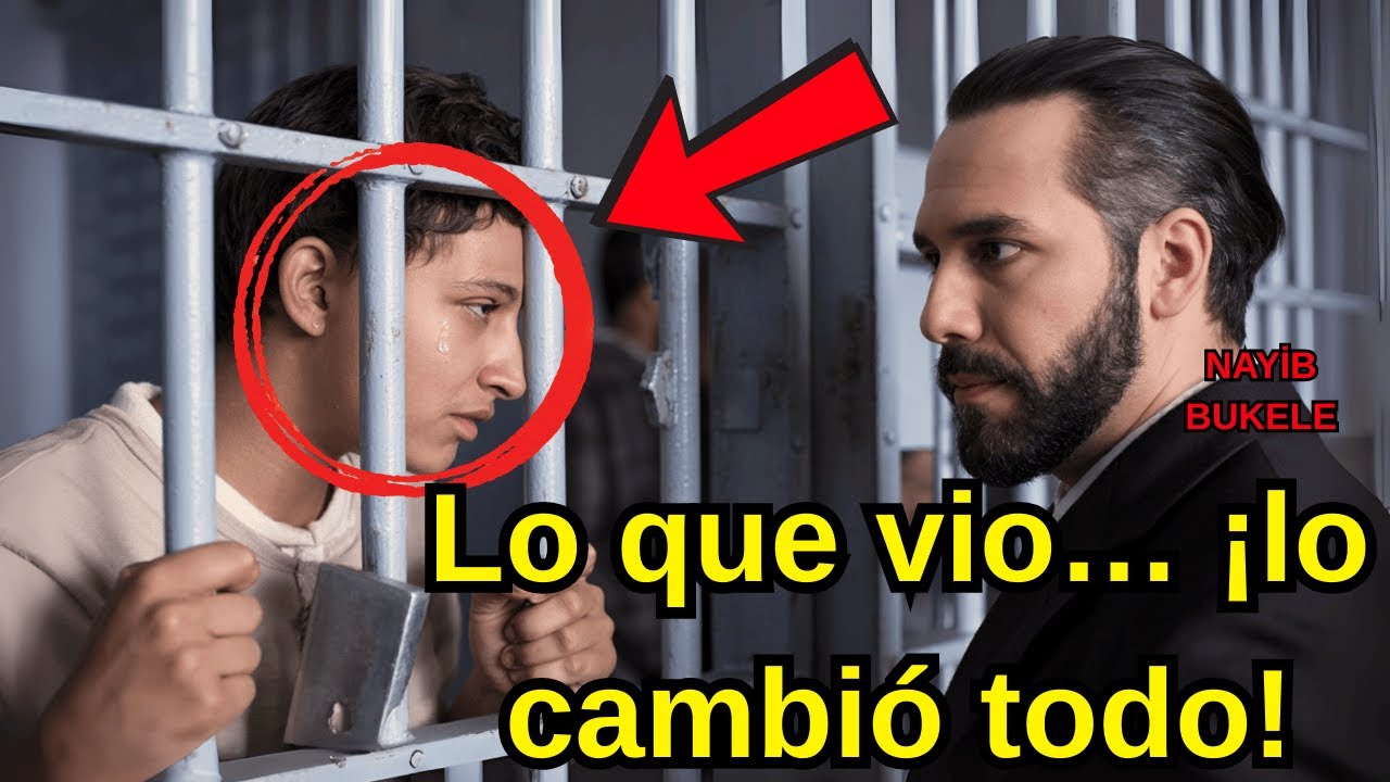 Lo que Bukele vio en Cecot… cambió la vida de un joven para siempre