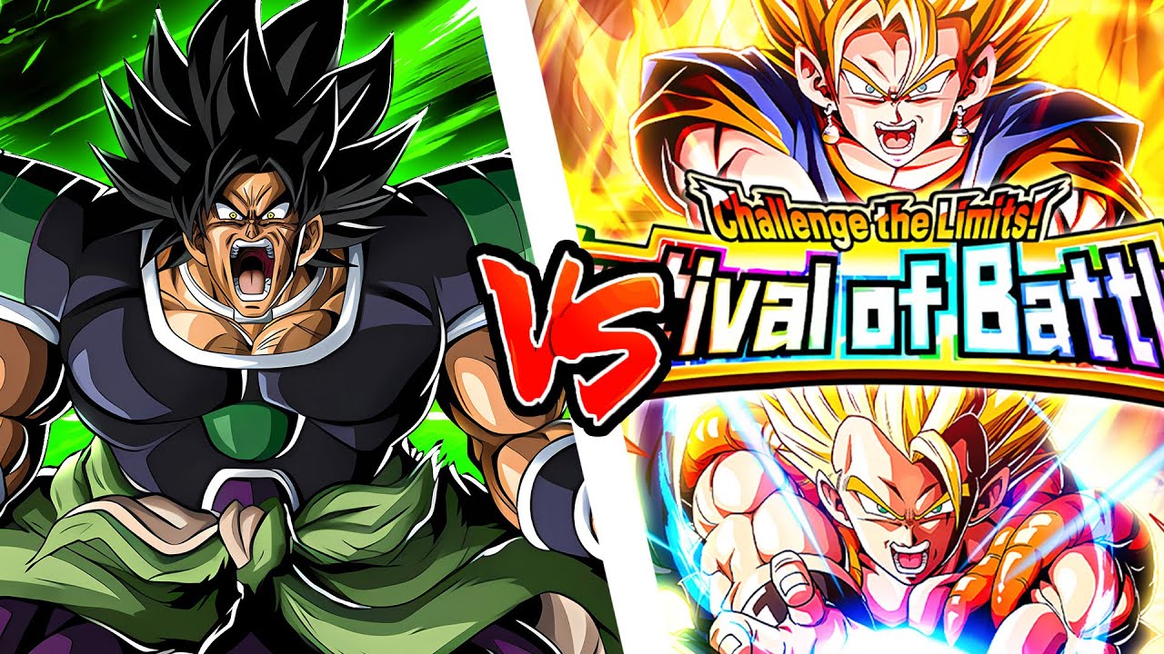 TEQ LR WRATHFUL BROLY vs FESTIVAL OF BATTLES in Dragon Ball Z Dokkan Battle