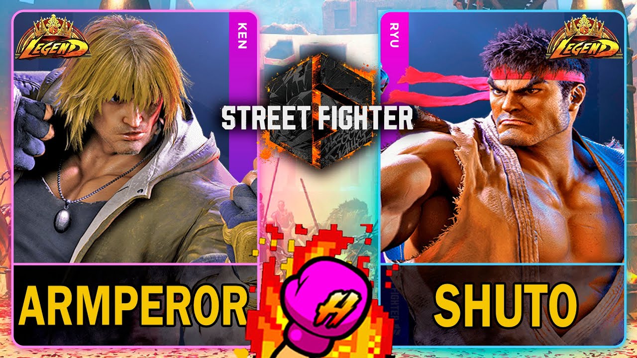 SF6 Armperor (KEN) VS Shuto (RYU)🥊Street Fighter 6🥊スト6🥊4K 60ᶠᵖˢ