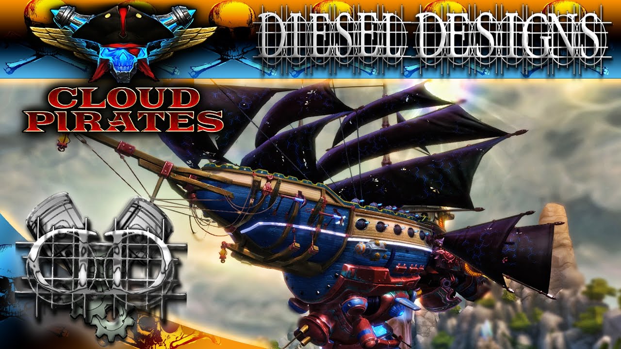 Cloud Pirates Gameplay :Closed BETA: Steam Punk Pirate Sky Battles! (HD PC Let's Play)