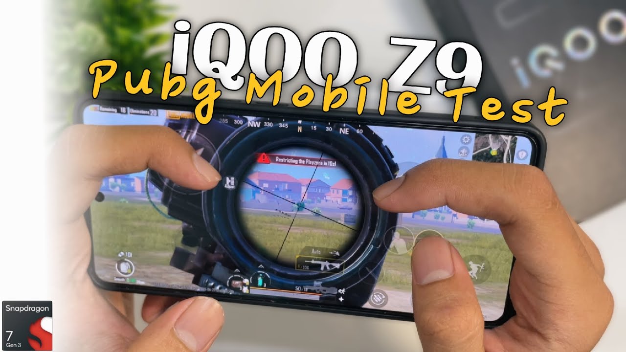 iQOO Z9 Snapdragon 7 Gen 3 Pubg Mobile Gaming Test In 2025