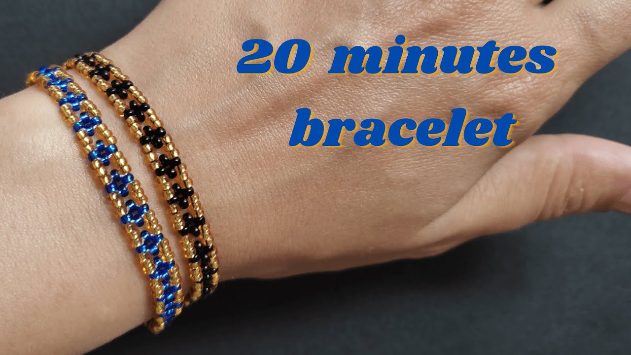 How to make a bracelet with seed beads easy tutorial beading for beginners