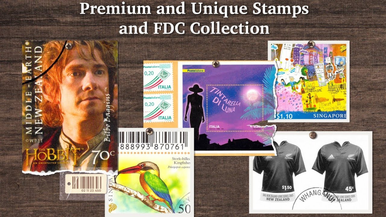 Premium and Unique Stamps and FDC Collection Part 1 (Exploring Stamps)