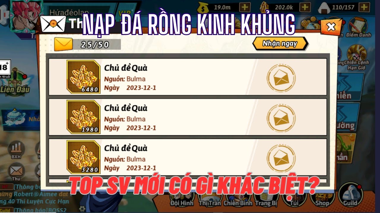 Rồng thần siêu cấp - Series top liên server tập 2 - Top server mới quan trọng những gì?