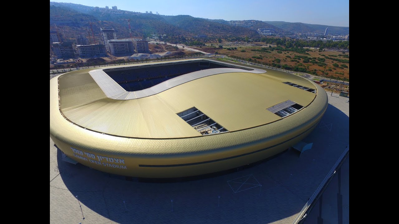 אצטדיון סמי עופר Sammy Ofer Stadium- My Dji Phantom 3 professional 4K