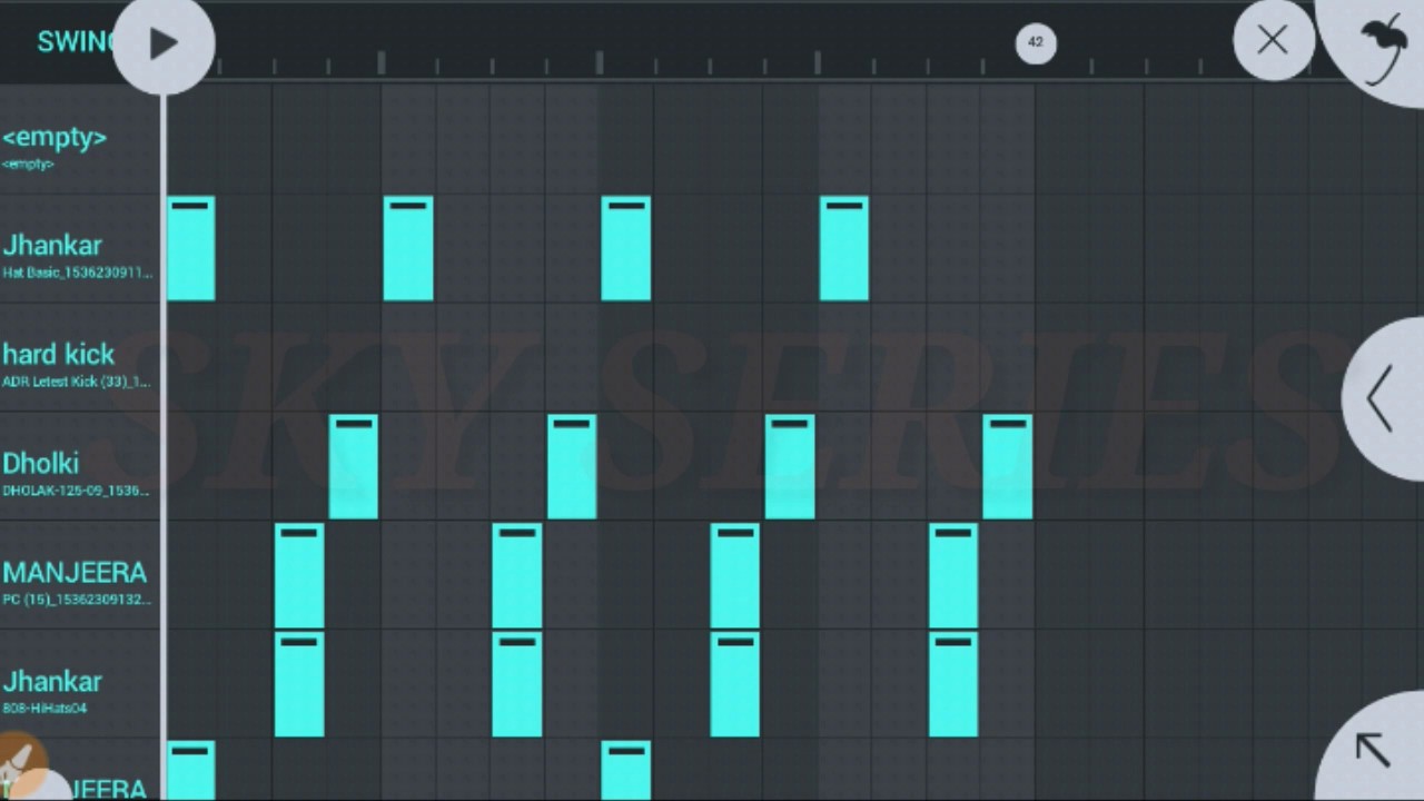 fl studio mobile me pattern kaise ban#DJ/#DHOLKI HARD BASS/#ढोलकी पैटरन 2019 #हार्ड बेस sky #khaupur