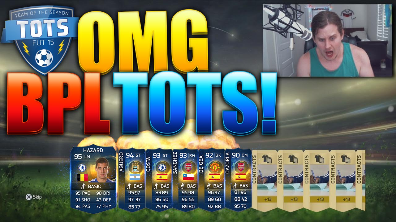 AMAZING 2X 90 RATED BPL TOTS PACK OPENING! FIFA 15 ULTIMATE TEAM