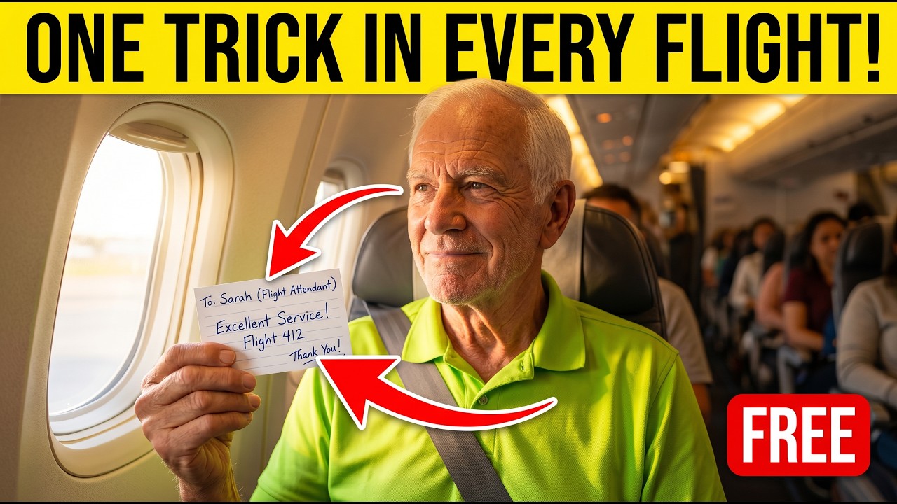 Flying Over 60? Flight Crews Will Quietly Give You These 15 Free Upgrades
