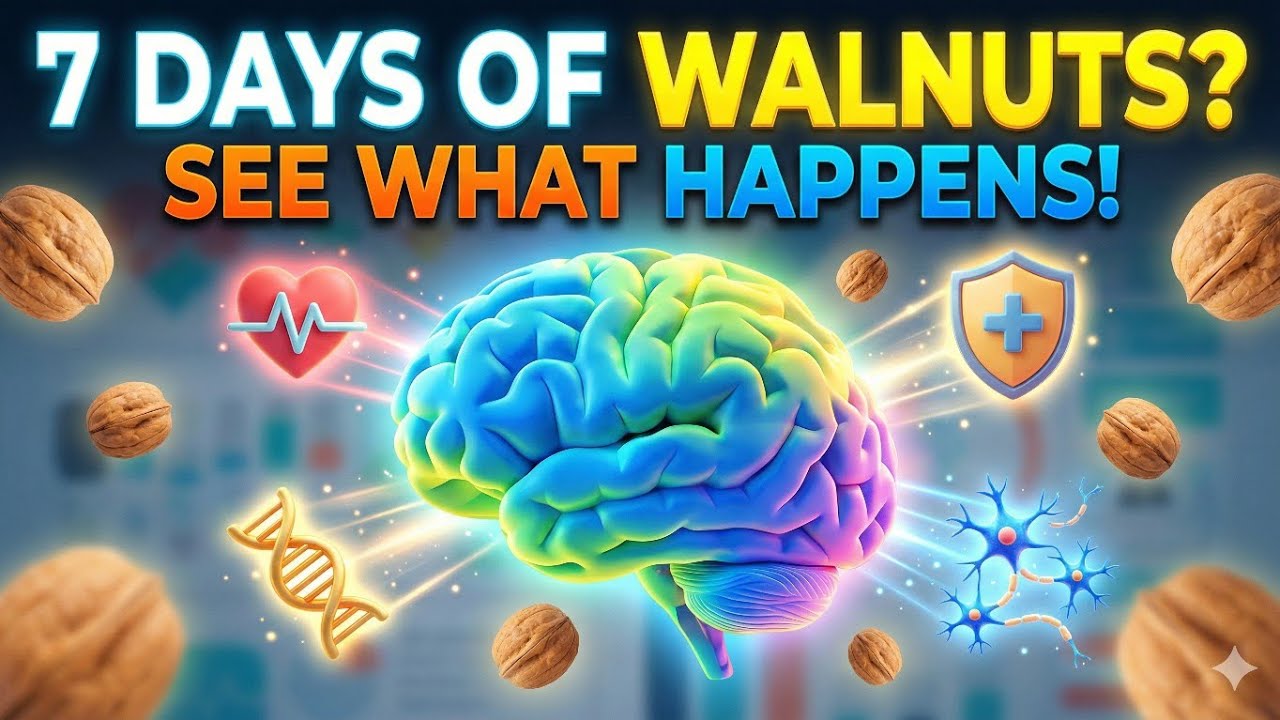 The 7-Day Walnut Challenge 🧠❤️ Real Health Changes?