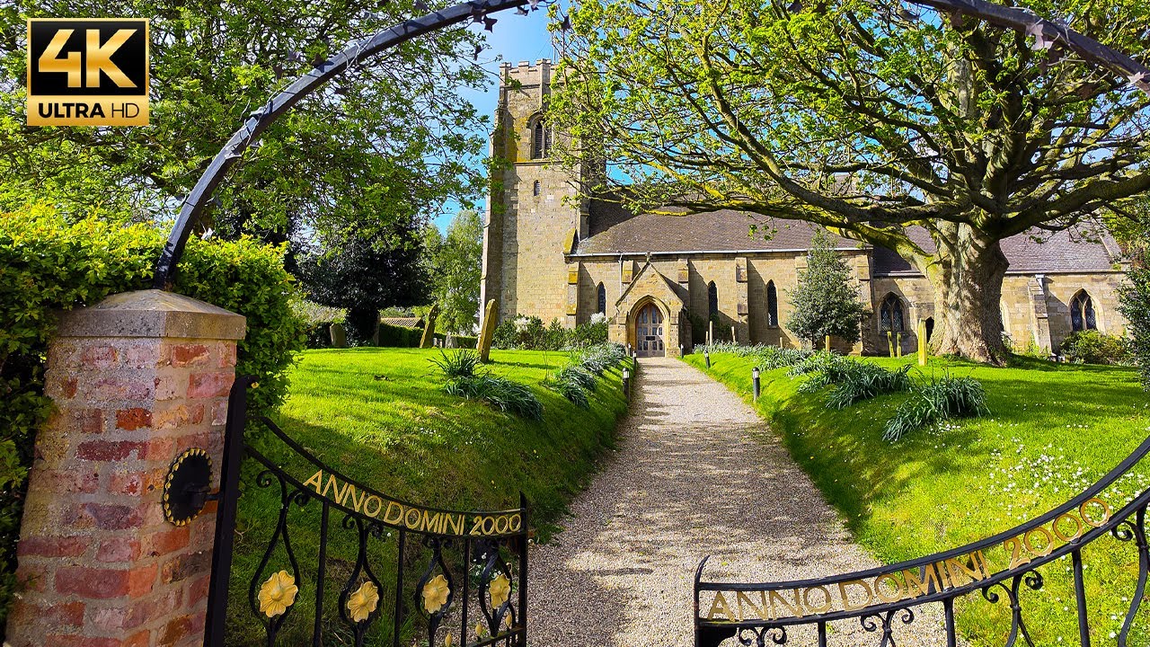 Serene Walk through Hidden Gem Village in the Yorkshire Wolds | LUND, ENGLAND.