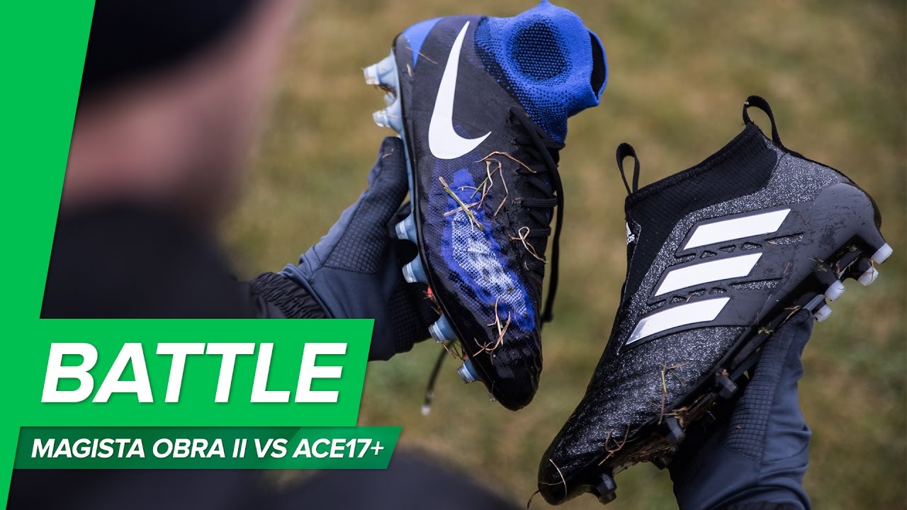 ACE17+ vs Magista Obra 2 - which is best? | Unisport Boot Battle, Nike Magista vs adidas Purecontrol