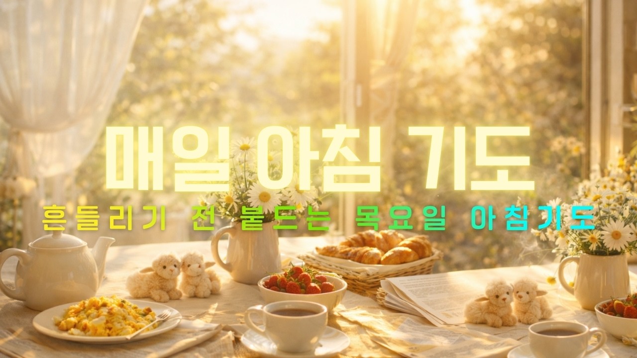 지친 마음을 다시 세우는 목요일 아침기도｜오늘을 버틸 힘을 주시는 하나님｜2026.02.12