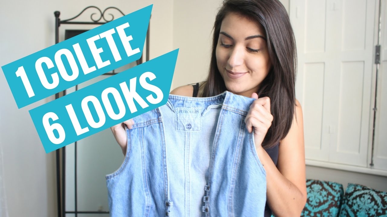 Como usar colete jeans